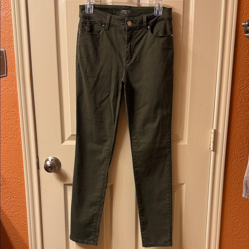 Chico's Olive Green Women Jeggings